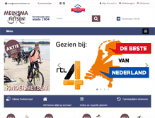 Tablet Screenshot of meinsma-fietsen.nl
